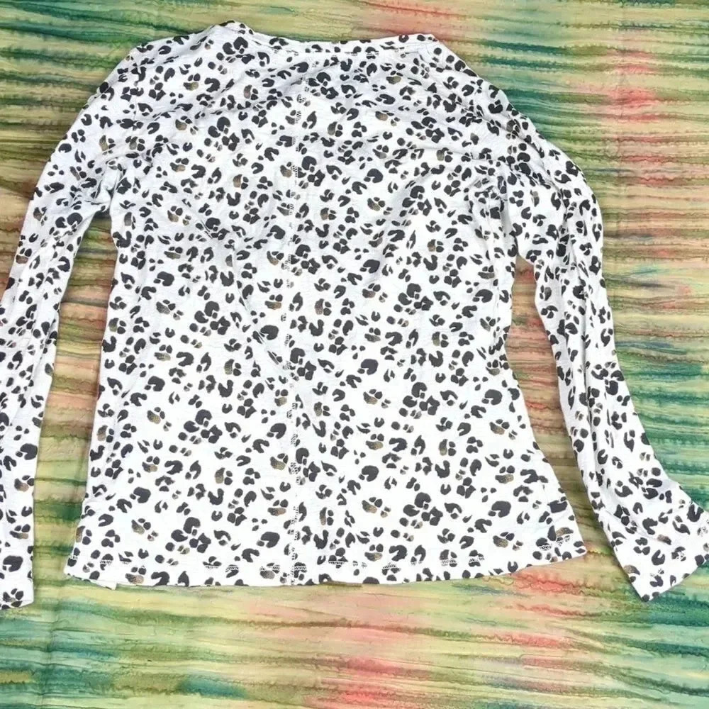 Caslon Leopard Print Top NWOT - Picture 4 of 6